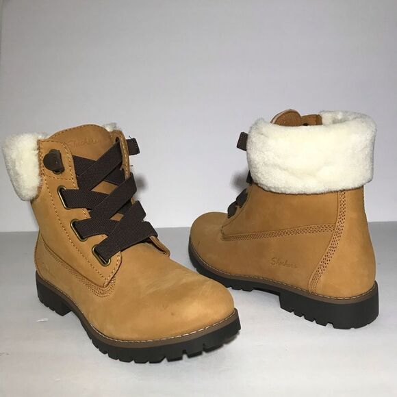 Skechers Cypress Big Plans Gored Lace Hiker Boots - Picture 3 of 8